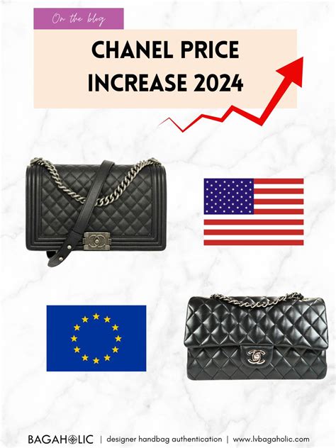 is chanel increasing their prices in 2024|chanel handbag price increase.